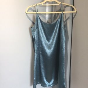 Blue Slip Dress URBAN OUTFITTERS